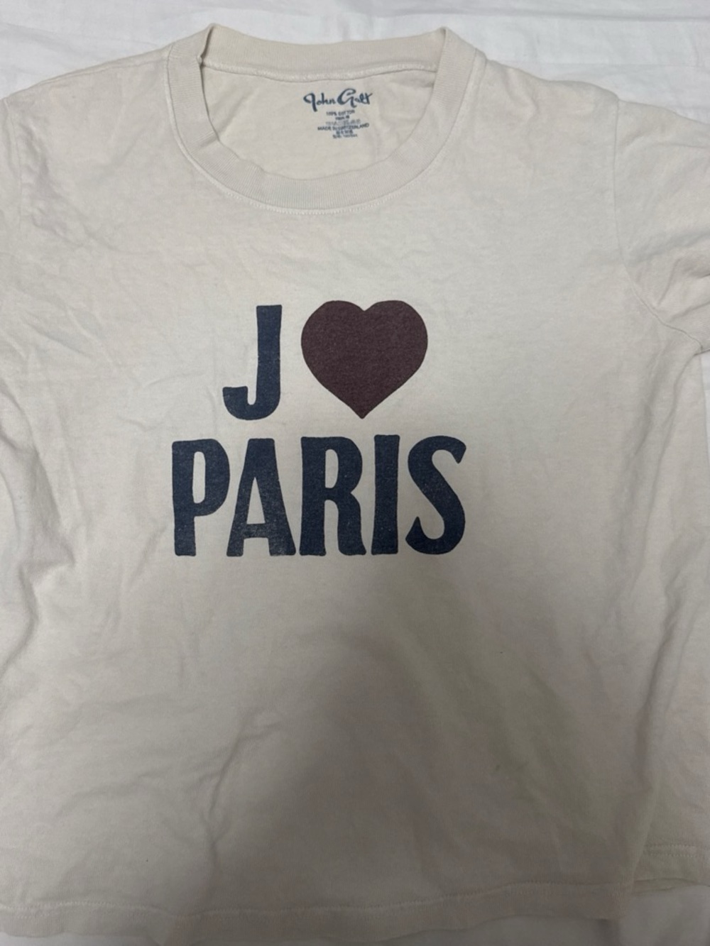 Brandy Melville "I Love Paris" Graphic Tee